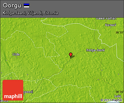 Physical Map of Oorgu