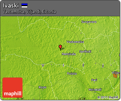 Physical Map of Ivaski