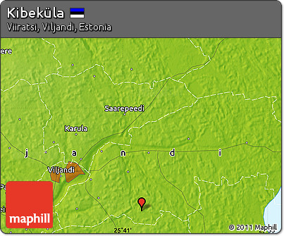 Physical Map of Kibeküla