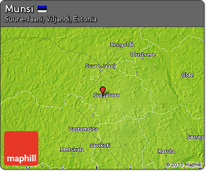 Physical Map of Munsi
