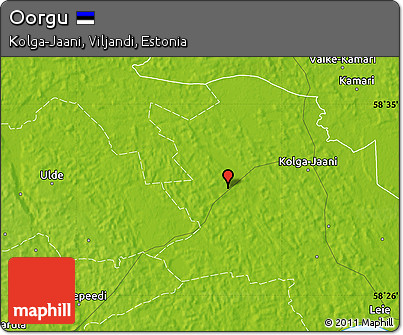 Physical Map of Oorgu