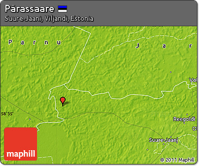Physical Map of Pärassaare