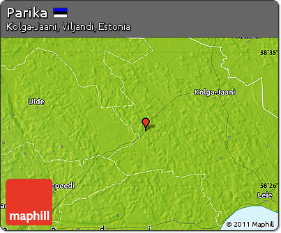 Physical Map of Parika