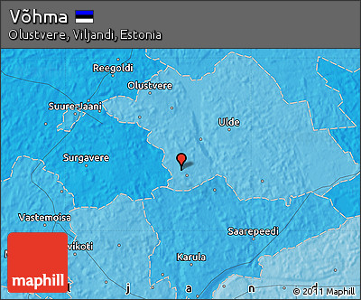 Political Map of Võhma