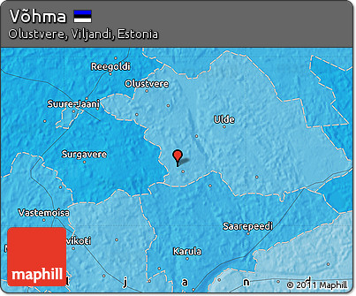 Political Map of Võhma
