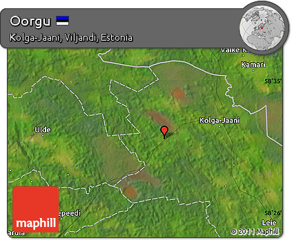 Satellite Map of Oorgu