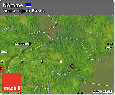 Satellite Map of Nõmme