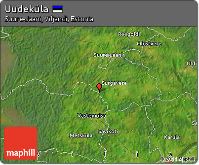 Satellite Map of Uudeküla