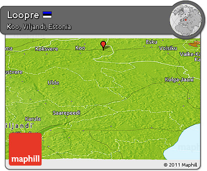 Physical Panoramic Map of Loopre