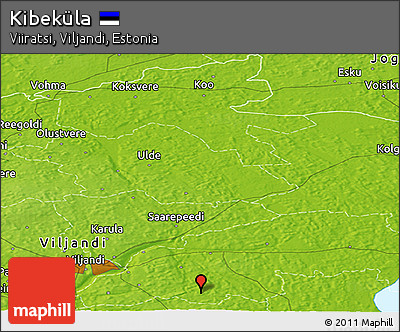 Physical Panoramic Map of Kibeküla