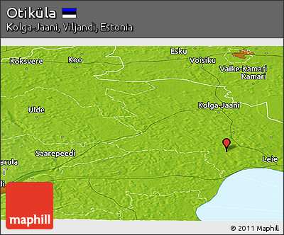 Physical Panoramic Map of Otiküla