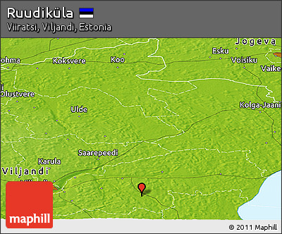Physical Panoramic Map of Ruudiküla