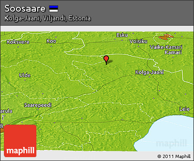 Physical Panoramic Map of Soosaare