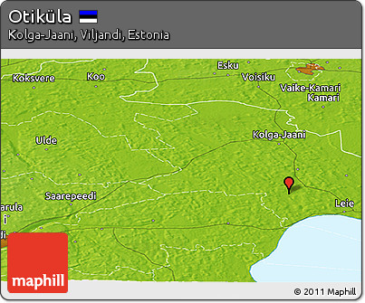 Physical Panoramic Map of Otiküla