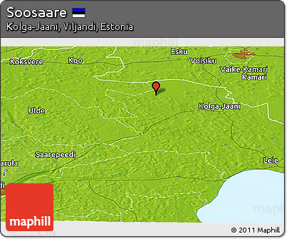 Physical Panoramic Map of Soosaare