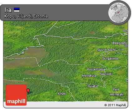 Satellite Panoramic Map of Iia
