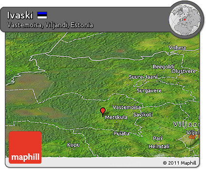 Satellite Panoramic Map of Ivaski