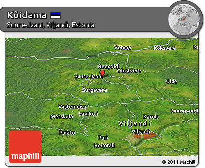 Satellite Panoramic Map of Kõidama