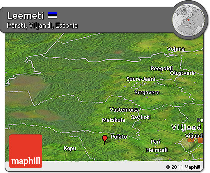 Satellite Panoramic Map of Leemeti