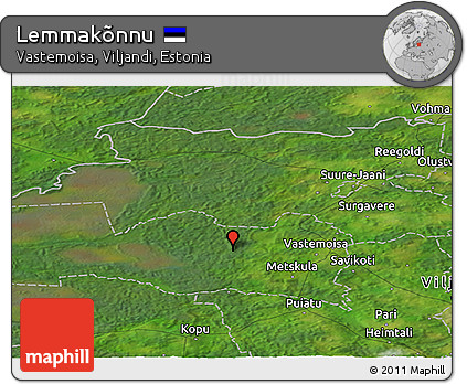 Satellite Panoramic Map of Lemmakõnnu