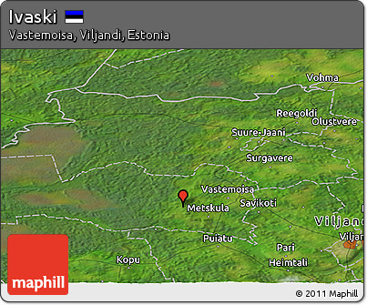 Satellite Panoramic Map of Ivaski