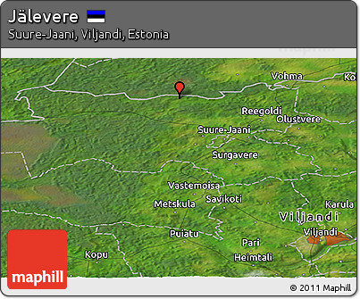 Satellite Panoramic Map of Jälevere