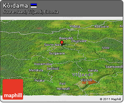 Satellite Panoramic Map of Kõidama
