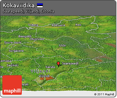 Satellite Panoramic Map of Kokaviidika