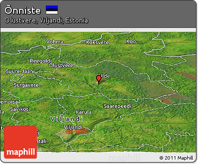 Satellite Panoramic Map of Õnniste