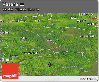 Satellite Panoramic Map of Vasara