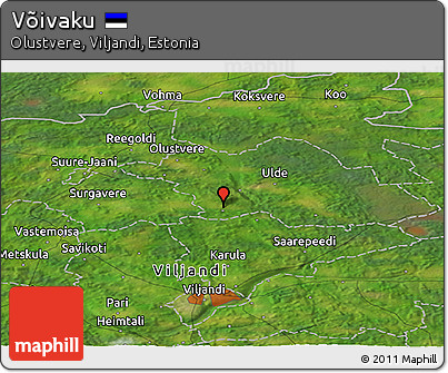 Satellite Panoramic Map of Võivaku