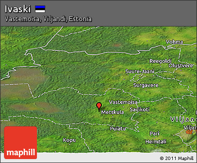 Satellite Panoramic Map of Ivaski
