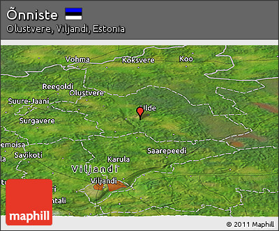 Satellite Panoramic Map of Õnniste