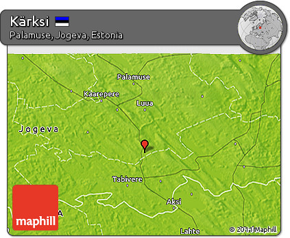 Physical 3D Map of Kärksi