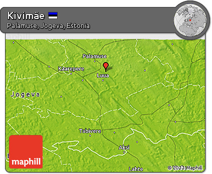 Physical 3D Map of Kivimäe