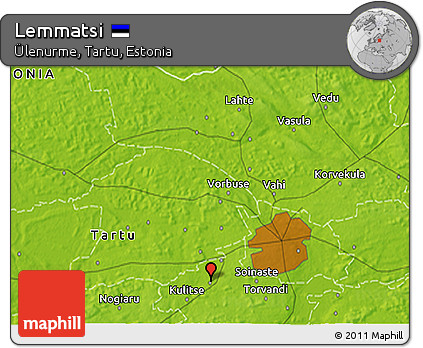 Physical 3D Map of Lemmatsi