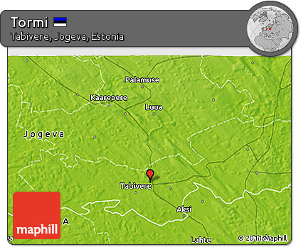 Physical 3D Map of Tormi