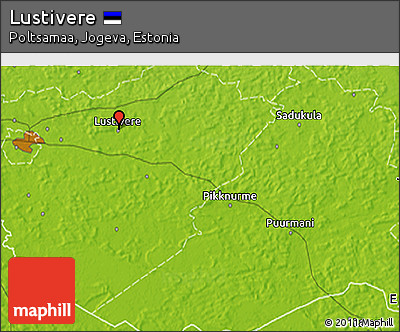 Physical 3D Map of Lustivere