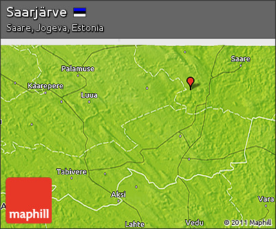 Physical 3D Map of Saarjärve