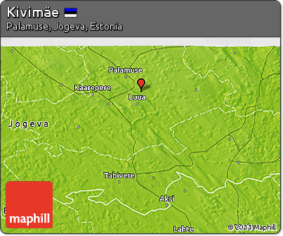 Physical 3D Map of Kivimäe
