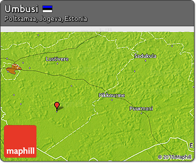 Physical 3D Map of Umbusi