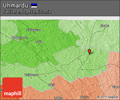 Political 3D Map of Uhmardu