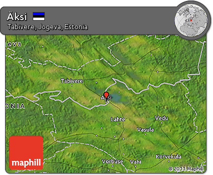 Satellite 3D Map of Äksi