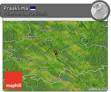 Satellite 3D Map of Praaklima