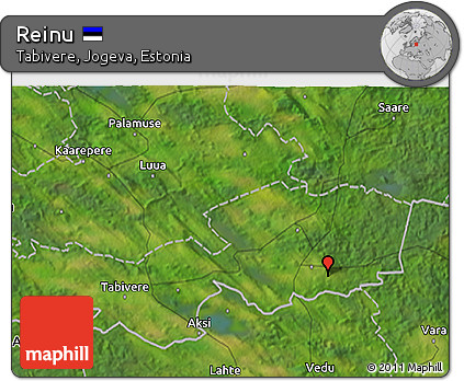 Satellite 3D Map of Reinu