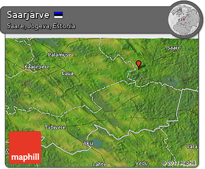 Satellite 3D Map of Saarjärve