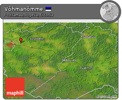 Satellite 3D Map of Võhmanõmme
