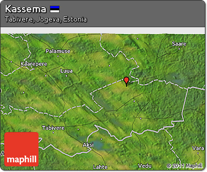 Satellite 3D Map of Kassema
