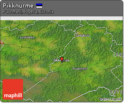 Satellite 3D Map of Pikknurme