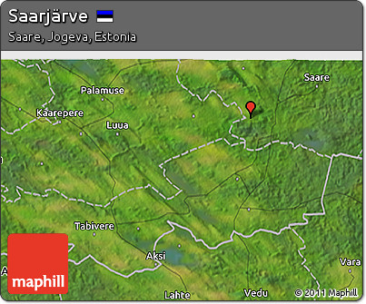 Satellite 3D Map of Saarjärve